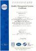 China Chaint Corporation certificaten